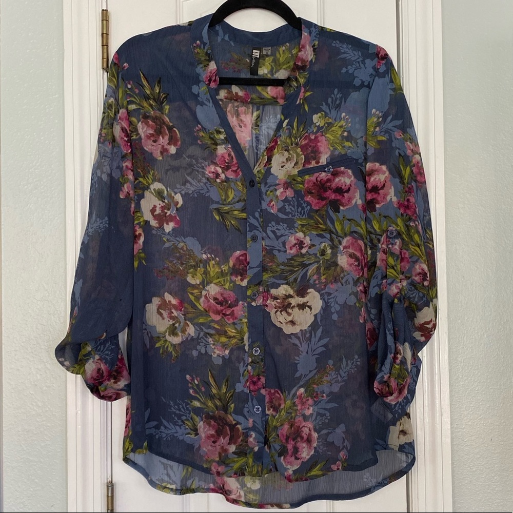 Kut from the Kloth floral blouse